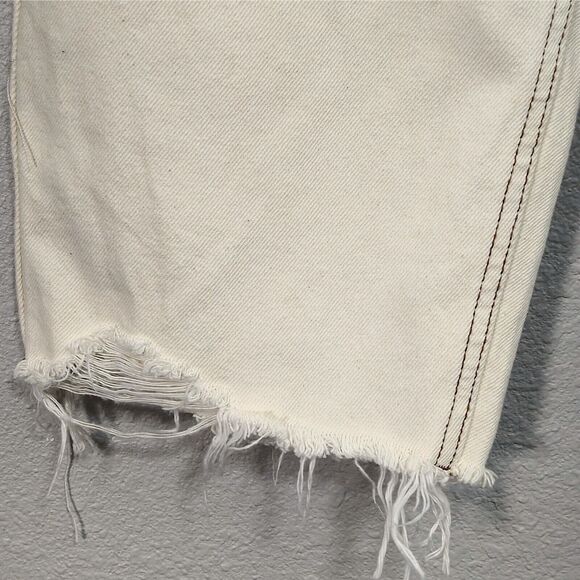 Anthropologie We The Free Women’s Shorts Coastal Casual Raw Hem Denim Size 25 - Picture 8 of 10